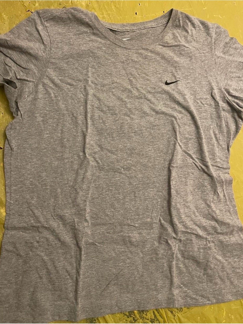 Gray Nike cotton & polyester t-shirt in XXL